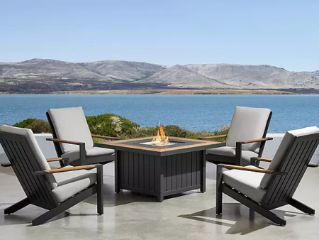 Member s Mark Vista 5-Piece Seating Set with Fire For Sale