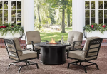 Member s Mark Hastings 5-Piece Fire Pit Chat Set with Sunbrella Fabric Online