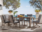 Member s Mark Cahaba 7-Piece Cushion Dining Set - Cast Slate Online now