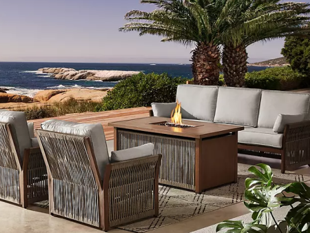 Member s Mark Monterrey Collection 4-piece Deep Seating Set with Fire Pit Table Online Hot Sale