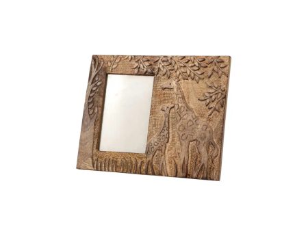 Giraffe Wooden Frame 4x6 Online Hot Sale