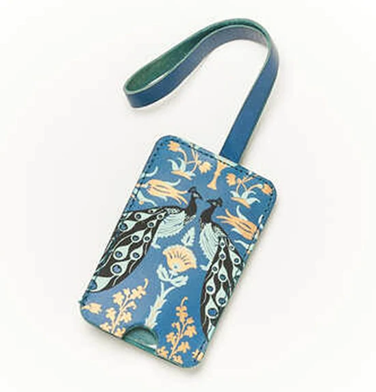 Fauna Peacock Luggage Tag Sale