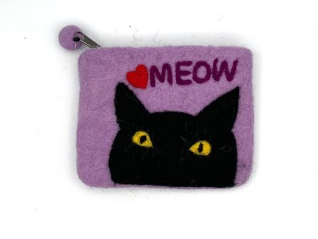 Cat s Meow Felt Coin Purse Supply