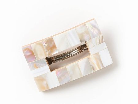 Chitra Mother of Pearl Barrette For Discount