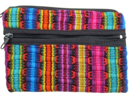 Comalapa Triple Zip Coin Pouch Sale