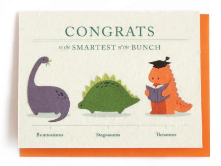 Thesaurus Congrats Greeting Card Hot on Sale